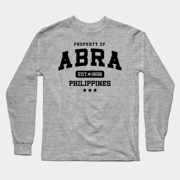 Abra_Property of the Philippines Shirt Long Sleeve T-Shirt by pinoytee